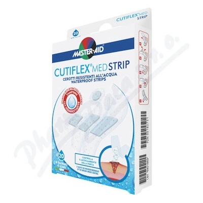 CUTIFLEX Med Náplasti do vody 4 veľkosti 20 ks