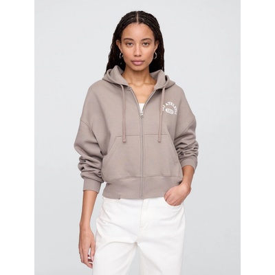 GAP Oversize mikina s logem béžová