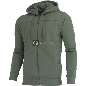 Engelbert Strauss Roughtough pánská mikina s kapucí olivová