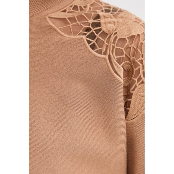 Twinset Жилетка Twinset дамска в кафяво от лека материя 252TP3405 (252TP3405)