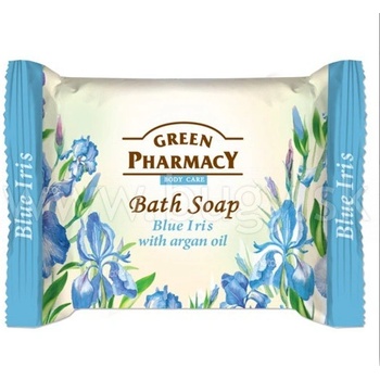 Green Pharmacy Blue Iris s arganovým olejom toaletne mydlo 100 g