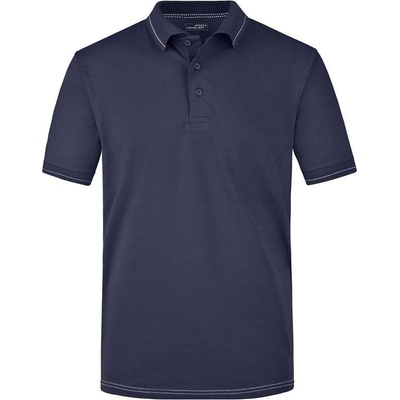 James & Nicholson JN 569 pánske žerzejové elastické polo modrá