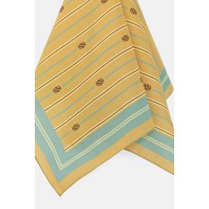 Drôle de Monsieur шалче мъжко от памук Rayure Monogramme (K.BA021.CO128.MS)