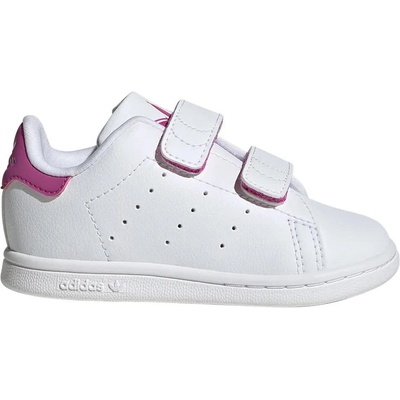 Детски маратонки Adidas Originals Stan Smith CF infant trainers - White (Ftwr White / Ftwr White / Semi Lucid Fuchsia)
