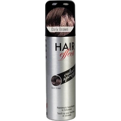Hair Effect Touch up spray na šediny a odrosty TMAVĚ HNĚDÝ 100 ml