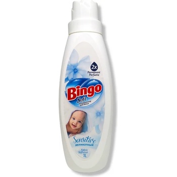 BINGO soft омекотител за пране, Sensitive, 1 литър