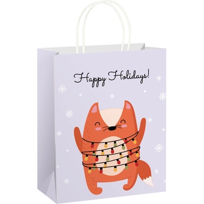 EUROCOM Под. торбичка XMAS Eco white Medium, 22x25x10 cm (28815-А)