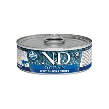 Farmina Pet Foods N&D CAT OCEAN Adult Tuna & Salmon 80 g