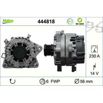 Alternátor VALEO 444818