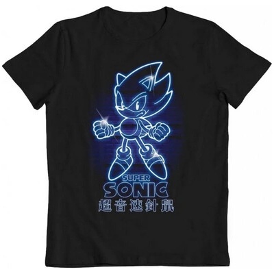 Svítící dětské tričko Sonic The Hedgehog: Glow In The Dark