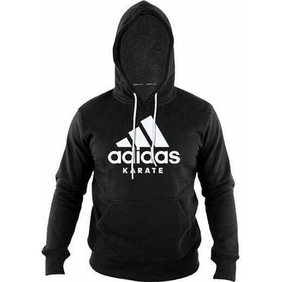 adidas Karate mikina s kapucňou Čierna-Biela