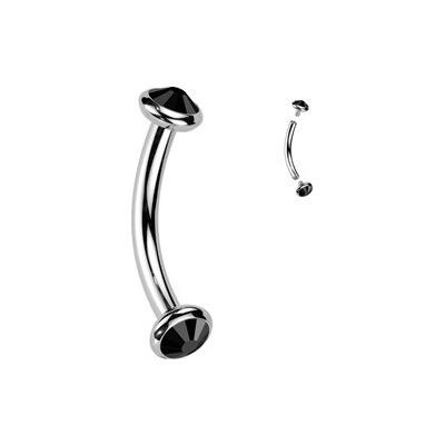 Šperky4U piercing do obočí titan TIT1381-K