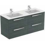Ideal Standard Tempo 120 см стенен шкаф за монтаж в сив гланц (E0539TI)