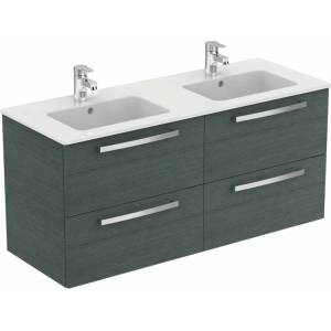 Ideal Standard Tempo 120 см стенен шкаф за монтаж в сив гланц (E0539TI)