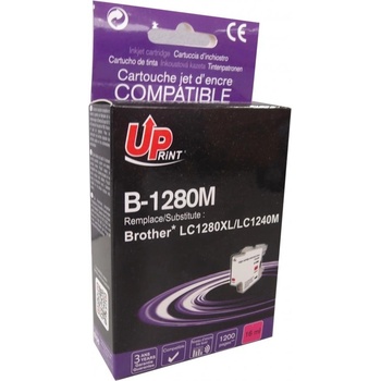 Compatible Мастилница UPRINT LC1280XL/1240, BROTHER, Magenta (7219)