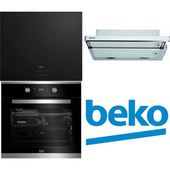 Set Beko BIM25302X + HII64400MT + CTB6407X