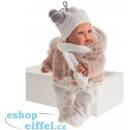 Antonio Juan Realistická miminko holčička Kika v zimním oblečku