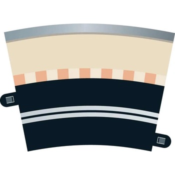 Příslušenství SCALEXTRIC C7017 Single Lane R3 Curve x 4