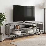 vidaXL ТВ стойка 180 x 36 x 45 см Сив Сонома Инженерна дървесина (8007873)