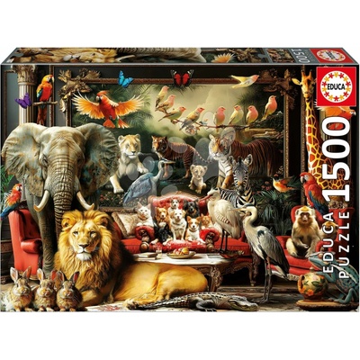 Educa The Animal Mansion a Fix lepidlo 1500 dielov