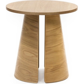 Teulat Кръгла странична масичка от декор от дъб ø 50 cm Cep - Teulat (13695_TE)