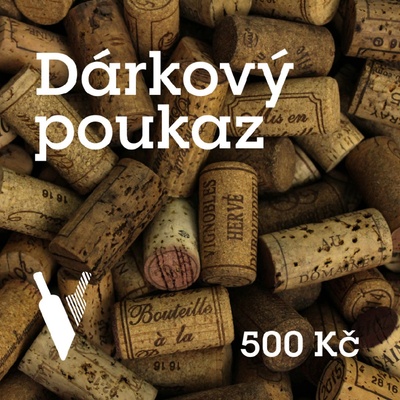 Velkovinoteka Dárkový poukaz v hodnotě 500Kč