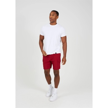 Image 1 of Brave Soul Къси панталони Brave Soul Taslan Cargo Shorts - Burgundy