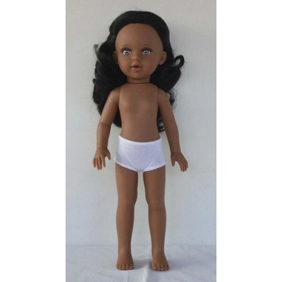 Marina & Pau černoška holčička Fleur bez oblečení černé vlasy 40 cm