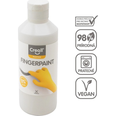 Creall prstová farba 250 ml biela