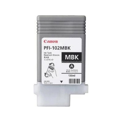 Canon Мастилница Canon Pigment Ink Tank PFI-102 Matte Black for iPF500, iPF600, iPF700, Черен, 0894B001AA