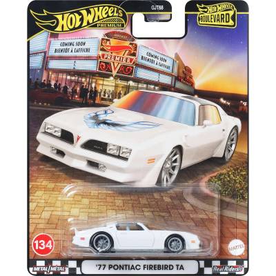 Mattel Метална количка Hot Wheels Boulevard - '77 Pontiac Firebird TA, 1: 64 (JBL28)