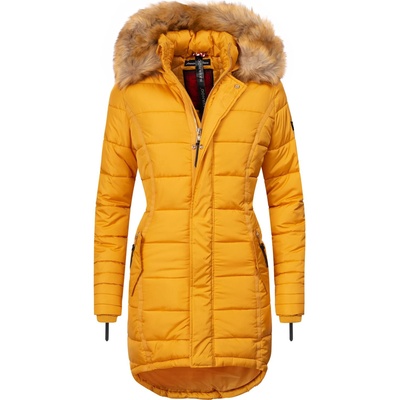 NAVAHOO Зимно палто 'Papaya' жълто, размер XXL
