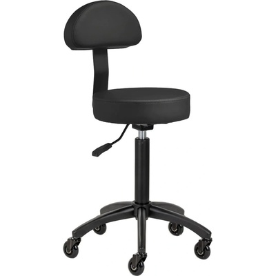 Gabbiano kadeřnický taburet D026 černý – Zboží Dáma