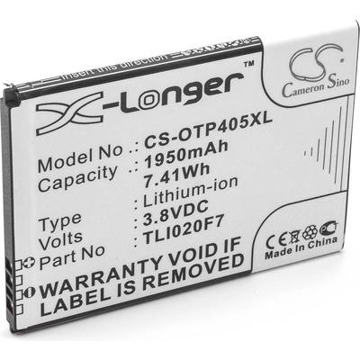 VHBW Батерия за Alcatel One Touch Pixi 4 5.0, 1950 mAh (888100312)