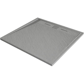 Mexen Amon квадратен поддушов корито SMC 90 x 90 см, сив - 4F619090 (4F619090)