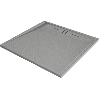 Mexen Amon квадратен поддушов корито SMC 90 x 90 см, сив - 4F619090 (4F619090)
