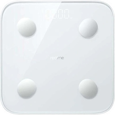 REALME Smart Scale RMH2011 - смарт кантар за телесен състав, 16 показателя, до 150 kg (REALME SMART SCALE RMH2011 WHI)