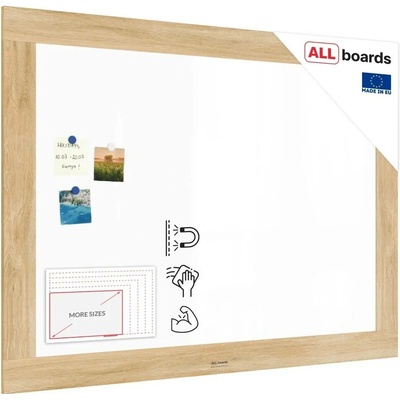 Allboards MP129OAK Magnetická tabule 120 x 90 cm