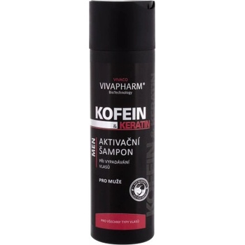 Vivaco kofeínový šampón s keratínom 200 ml