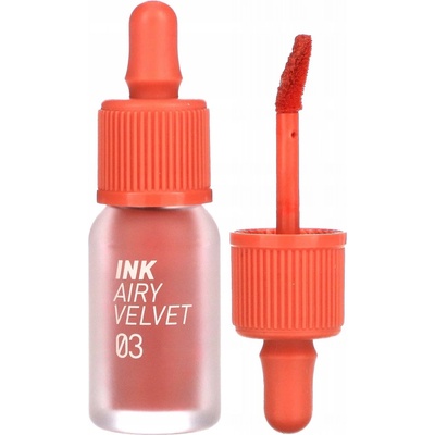 Peripera Ink Airy Velvet matný tint na rty 003 Cartoon Coral 4 g
