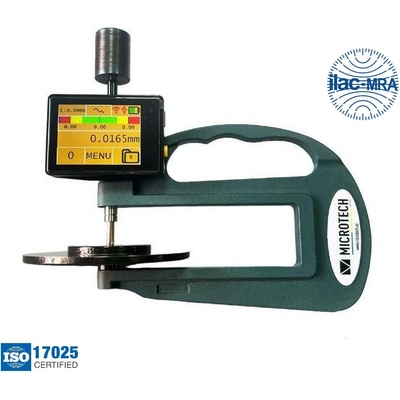 MIROTECH Дигитален дебеломер Microtech DataMet ASTM D5199-01-A - геотекстил, геомрежи и дренажни материали, 0-10 мм, 0, 0001 мм, 50 мм (137331232)
