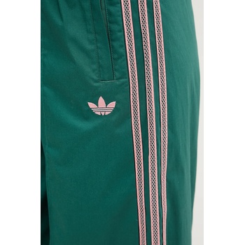 adidas Originals Панталон adidas Originals Wideleg Pant в тюркоазено с широка каройка, с висока талия KC0677 (KC0677)