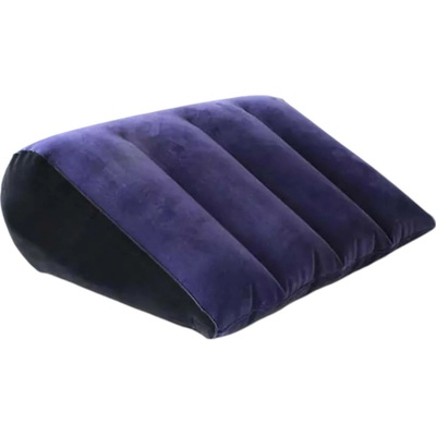 Desirel Magic Pillow - nafukovací klínový sex polštář tmavě fialový