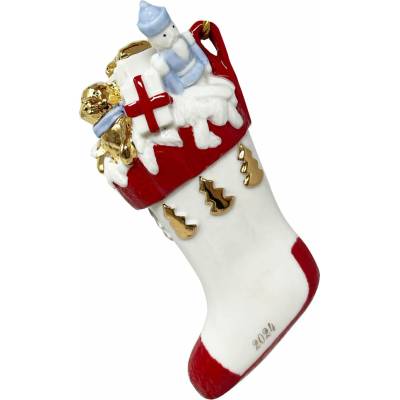 Villeroy & Boch Christmas Classic Vánoční ozdoba punčocha 10 cm