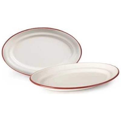 Ibili Slevorený tác červenobiely 30 cm