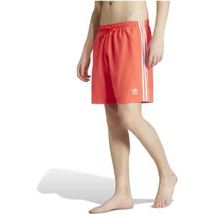 Adidas Бански гащета Adidas Originals Adicolor 3-Stripes 8´´ swimming shorts - Orange (Lucid Red)