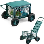 VEVOR Мобилна градинска количка със седалка vevor tc4502/ 180 кг (tc4502)