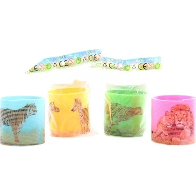 _Ostatní 1_ Pružina magická barevná zvířata safari 4 druhy plast 137040 – Hledejceny.cz