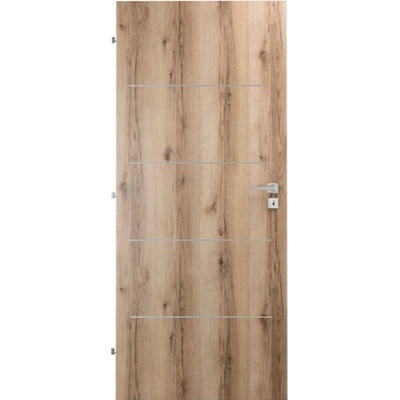 Naturel Interiérové dvere Ibiza alu ľavé 70 cm dub natural IBIZAALUCPLDN70L