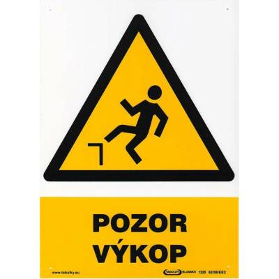 tabulka - POZOR VÝKOP 210x297mm (A4) PH